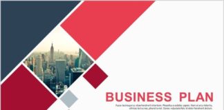 Business infographic : 2in1+ Simple business plan PowerPoint Template