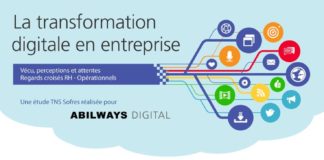 Business infographic : Baromètre de la transformation digitale en entreprise – janvier 2015 www.tns-so…