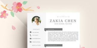 Business infographic : Business infographic : CV professionnel modèle Creative Curriculum vitae modèle moderne CV + lettre d…