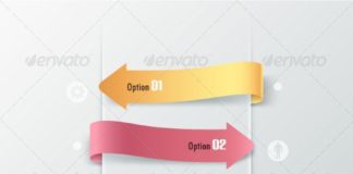 Business infographic : Business infographic : Set Of Six Infographic Banners With Arrows #GraphicRiver Set of six mod