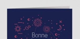 Business infographic : Carte de voeux