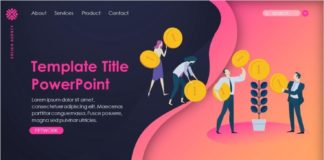 Business infographic : Creative Internet PowerPoint template