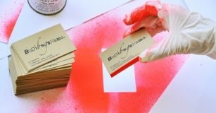 Business infographic : DIY Cartes de visite hautes en couleurs