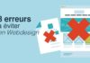 Business infographic : Décryptage des 8 erreurs à éviter en webdesign car les méthodes de conceptio…