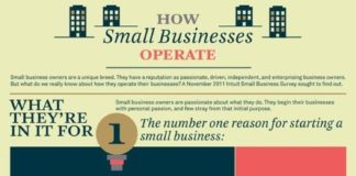 Business infographic : How #SmallBiz Operates