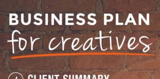 Business infographic : How to Write A Business Plan For Creatives in 2019 (Free Template)