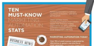 Business infographic : Marketing Automation Stats
