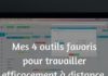 Business infographic : Télétravail : des outils pour travailler à distance