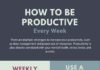 Management : How to Have a Productive Week