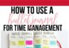 Management : How to Use a Bullet Journal for Time Management
