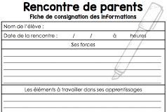 Management : www.le cahier de Pénélope.com Comment préparez-vous vos rencontres de parents…