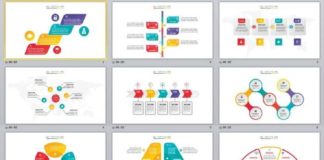 Business infographic : 25+ creative charts PowerPoint template