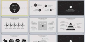 Business infographic : 27+ Gray multipurpose PowerPoint templates