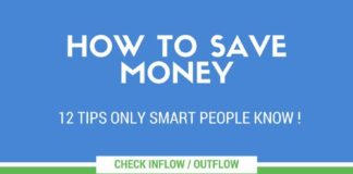 Business infographic : How to Save Money? 12 Tips only Smart people Know