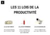 Business infographic : Les 11 lois de la productivité