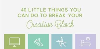 Business infographic : On the Creative Market Blog – Infographic: 40 Little Things You Can Do to Break …