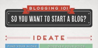 Business infographic : So You Want To Start A Blog?
