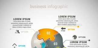 Business infographic : Vector set of different business infographics. 22 icons inside each file. ZIP in…