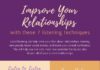 Psychology : Psychology : Psychology : Psychology infographic and charts Improve your relationships by becoming a goo