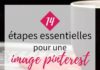 Social media infographic – 14 étapes essentielles pour une image Pinterest au top