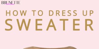 Fashion infographic : Dressing up Sweater in Spring? Yes, it Can be done! This is how!