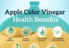 Health infographic : The 9 Benefits of Apple Cider Vinegar