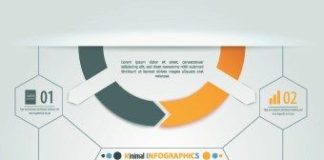 Business infographic : Business Infographic creative design 334 vector