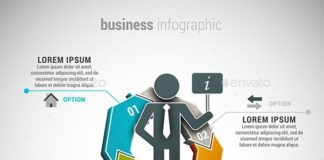 Business infographic : Business Infographic — Photoshop PSD #step #orange • Available here → grap…