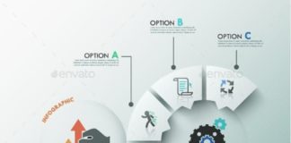 Business infographic : Modern Infographic Process Template (2 Items) – Infographics