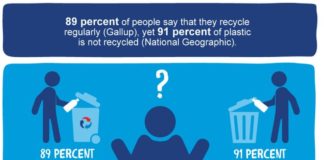 Educational infographic : 25 Ideas Big and Small to Bring Recycling Into the Classroom