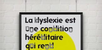 Educational infographic : La Police Dyslexie