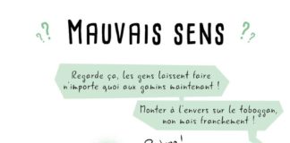 Educational infographic : Mauvais Sens. Par Virginie Maillard | lesprosdelapetiteenfance