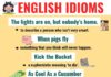 Educational infographic : Top 20 Funny Idioms in English You Might Not Know! – ESL Forums