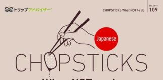 Educational infographic : やってはいけないお箸のマナー