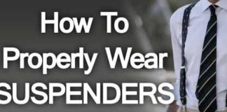 Fashion infographic : A Man’s Guide To Suspenders