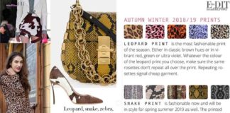 Fashion infographic : AUTUMN WINTER 2018/19 PRINT REPORT