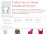 Fashion infographic : Broad Shoulders? You Need This Fashion Guide Now (Infographic)
