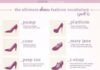Fashion infographic : Shoes fashion vocab