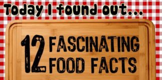 Food infographic – 12 Fascinating Food Facts