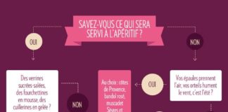 Food infographic – Comment choisir une bouteille de vin à apporter pour un apéritif ? – toutlevin.com, simplifiez-vous le vin !