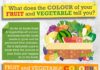 Food infographic – Healthy Eating in Living Color