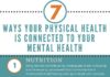 Health infographic : 7 Ways Your Physical Health Is Connected to Your Mental Health