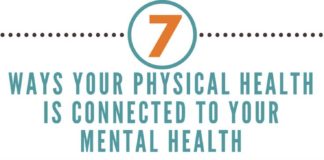 Health infographic : 7 Ways Your Physical Health Is Connected to Your Mental Health