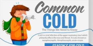 Health infographic : Common Cold Infographic