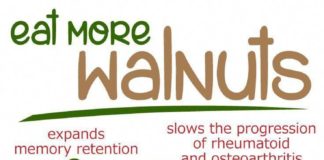 Health infographic : Eat More Walnuts… Benefits – Expands memory retention, Slows the progression o…