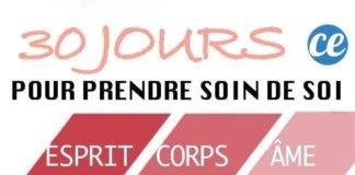 Health infographic : Relevez le Défi : 30 Jours Pour Prendre SOIN DE SOI.