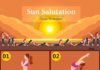 Health infographic : Surya Namaskar (Sun Salutation) Step by Step Every Morning to Stay Youthful. Inc…