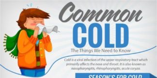Healthcare infographic : Common cold the things we need to know Infographic