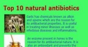 Healthcare infographic : Here Are 13 Of Most Powerful Natural Antibiotics! – Something Logical