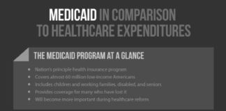 Healthcare infographic : Medicaid in Comparison to Healthcare Expenditures